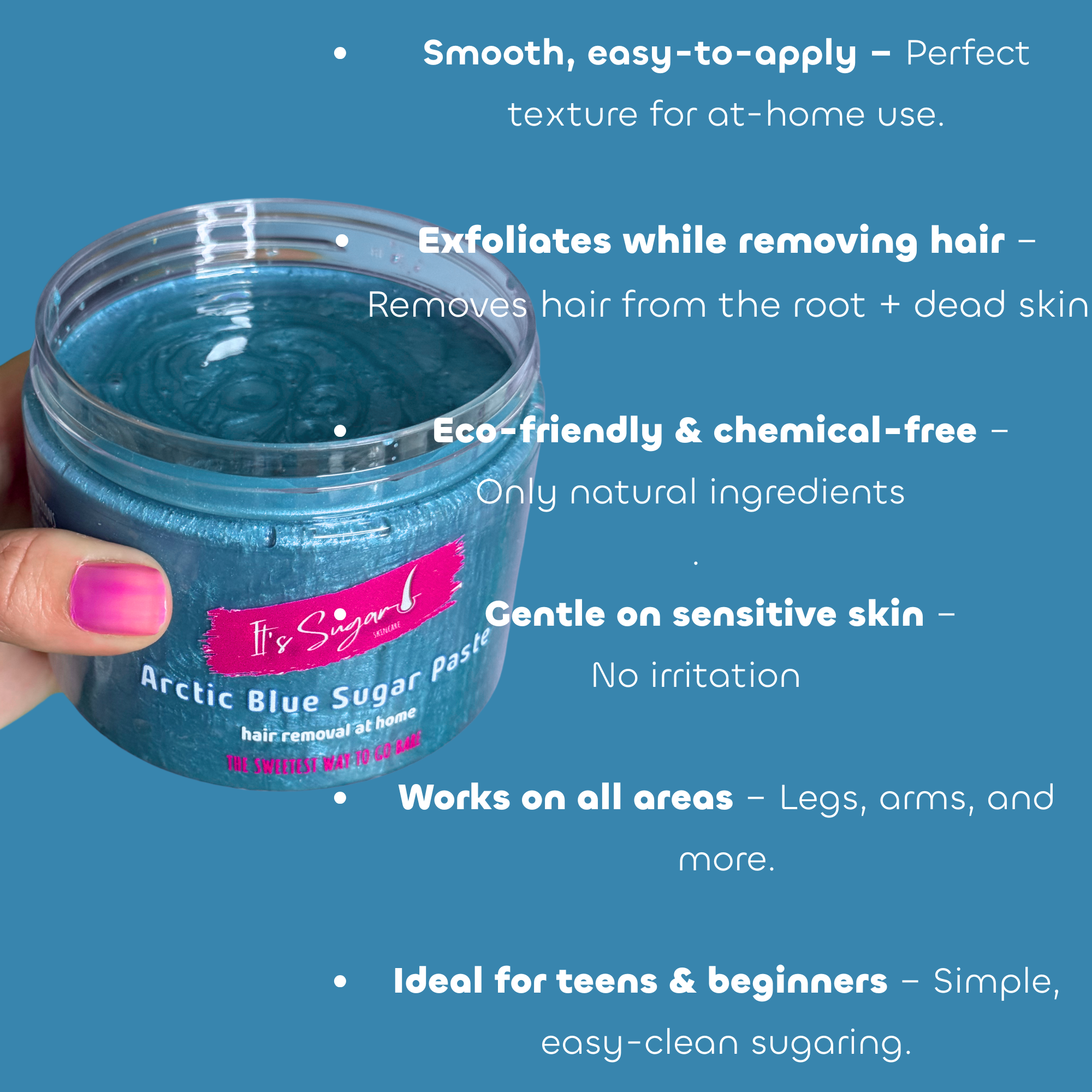 Arctic Blue Sugar Paste - It's Sugar!