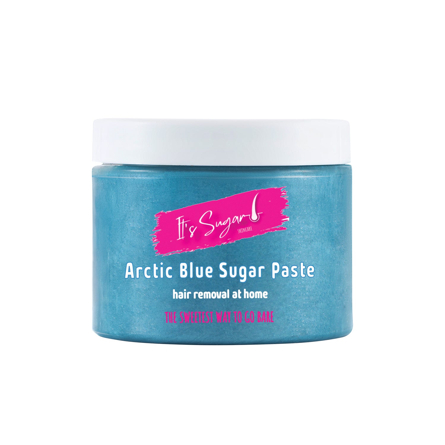 Arctic Blue Sugar Paste Professional E-commerce image on white background